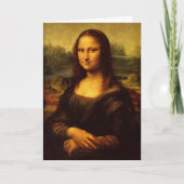Carte Leonardo Da Vinci Mona Lisa Peinture d'Art (Devant)