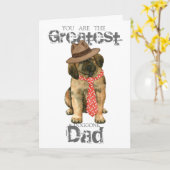 Carte Leonberger Papa (Fleur jaune)