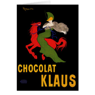Carte : Leonetto Cappiello - Chocolat Klaus