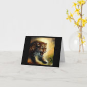 Carte Leopard (Fleur jaune)