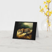 Carte Leopard (Fleur jaune)