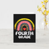 Carte Leopard Arc-en-ciel 4e année 1ère école (Fleur jaune)