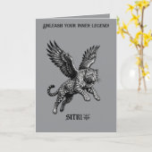 Carte Léopard des Légendes Sitri monte en grade (Fleur jaune)