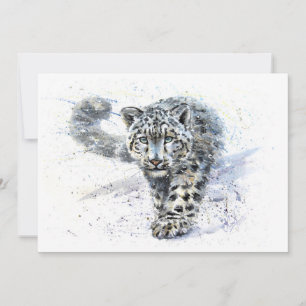 Carte léopard des neiges