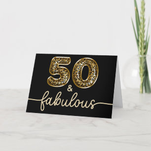 Carte Léopard doré 50 et Fabuleux Noir