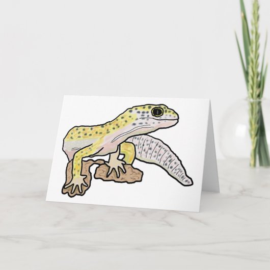 Carte Leopard Gecko (Devant)