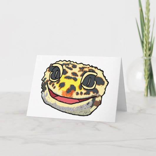 Carte Leopard Gecko (Devant)