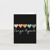 Carte Leopard Hearts Matching Valentines Day For Cargo  (Devant)