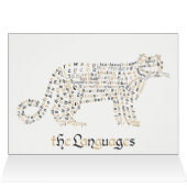 Carte Leopard Nuageuse Mondiale (Intérieur Horizontal (haut))