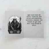 Carte Léopard Occulte Gothique Ose (Intérieur)