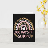 Carte Leopard Rainbow 100e Jour De L'École, 100 Jour De (Fleur jaune)