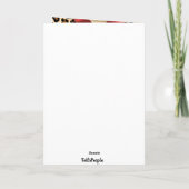 Carte Leopard Red Valentine's Day Heart Card (Dos)