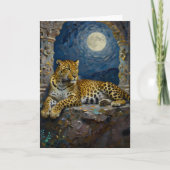 Carte Leopard Themed Happy Birthday (Devant)