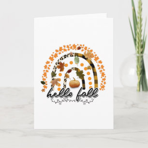 Carte Lepord Bonjour Automne