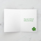 Carte Leprechaun de la Saint-Patrick (Intérieur)