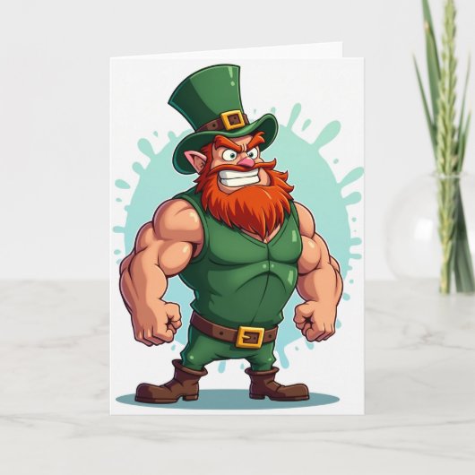 Carte Leprechaun Power St Patricks Card (Devant)
