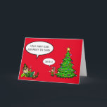 Carte Leprechaun vs Elf Christmas Card<br><div class="desc">Nous voyons des elfes de Noël. Nous ne voyons jamais les Leprechauns de Noël. Pourquoi ? Eh bien, c'est une drôle de carte de Noël qui explique en quelque sorte cela. Ces leprechauns sont si braves qu'ils évitent apparemment Noël. Il y a aussi un subtil thème chrétien derrière cette carte......</div>