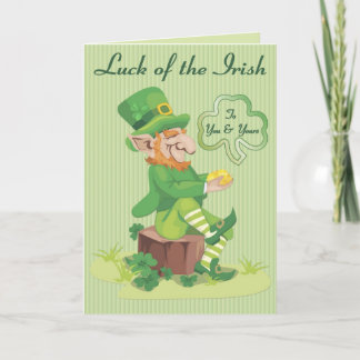 Carte Leprechauun Salutations