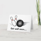 Carte L'Équipe De Bowling Va Bien Bientôt (Devant)