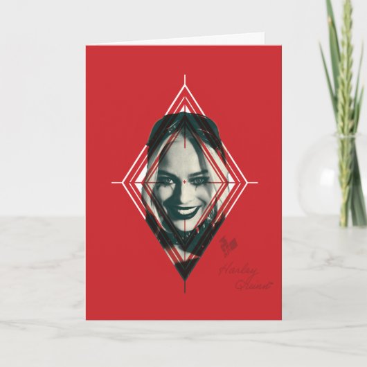 Carte L'équipe du suicide | Harley Quinn Diamond Target (Devant)