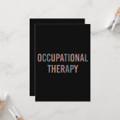 Carte L'ergothérapie OT Future OT (Devant/Arrière en situation)
