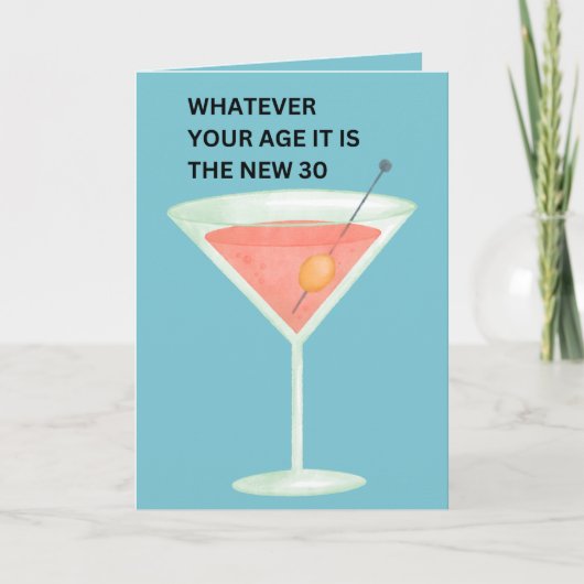 Carte Les 30 nouveaux | Funny Birthday Card (Devant)