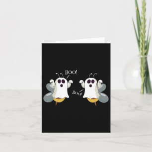 Carte Les Abeilles Fantômes Disent Boo Fun Costume Hallo