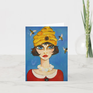 Carte Les abeilles m'aiment