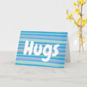 Carte Les accents et la pensée de vous avec des bandes d (Fleur jaune)