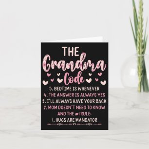 Carte Les Accrocs De Code Grandma Sont Des Citations Obl