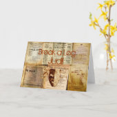 Carte Les affiches (Fleur jaune)