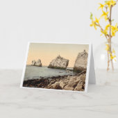 Carte Les Aiguilles, I, Île de Wight, Angleterre magnifi (Fleur jaune)