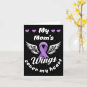 Carte Les ailes de ma mère couvrent ma conscience de l'o (Fleur jaune)