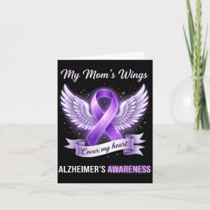 Carte Les ailes de maman recouvrent le cœur des mères al