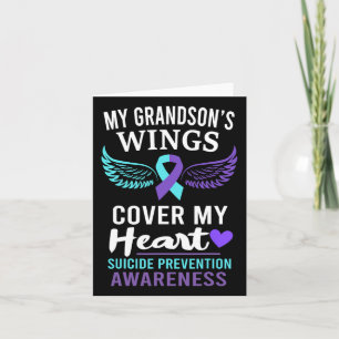 Carte Les ailes de mon grand-fils couvrent la sensibilis