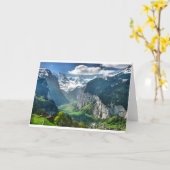 Carte Les Alpes Suisses (Fleur jaune)
