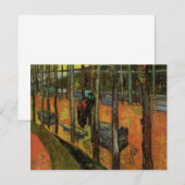 Carte Les Alyscamps (cimetière) par Vincent van Gogh (Devant / Derrière)