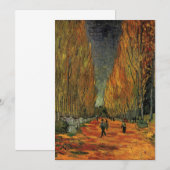 Carte Les Alyscamps Cimetière Vincent van Gogh Invitatio (Devant / Derrière)