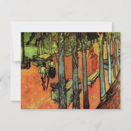 Carte Les Alyscamps, Feuilles d'automne de Vincent van G (Devant)