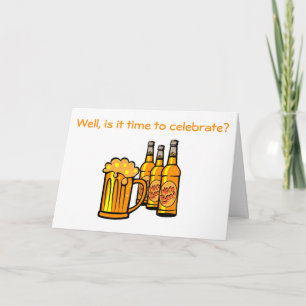 Carte LES AMATEURS DE BIÈRE CÉLÉBRENT "40ème" ANNIVERSAI