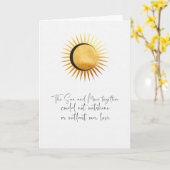 Carte Les amateurs de soleil et de lune (Fleur jaune)