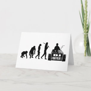 Carte Les amateurs de vinyle DJ et MC