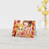 Carte LES AMIS-cartes pour notes SONT LA FAÇON DE DIEU D (Fleur jaune)