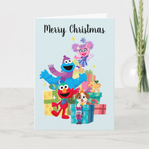 Carte Les amis et les cadeaux de Sesame Street