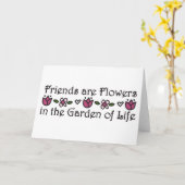 Carte Les Amis Fleurs (Fleur jaune)