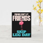 Carte Les amis ne laissez pas les amis passer la journée (Fleur jaune)