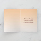 Carte Les amoureux à l'anniversaire du lac Sunset (Intérieur)