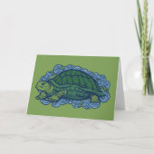 Carte Les amoureux de la nature Tortues (Devant)