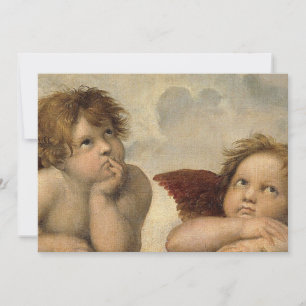 Carte Les Anges de Raphael Cherubs