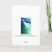 Carte Les anges marchent avec toi Ange Gardien Note de l (Dos)